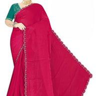 Dyed Saree with Blouse Piece for Premium Ethnic and Traditional Wear | SMM-8500