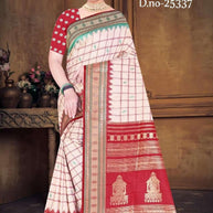 Designer Matching Saree with Blouse Piece for Premium Ethnic and Traditional Wear | MTE-25337