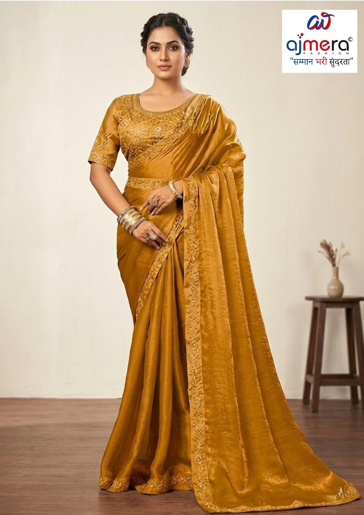Printed Matching Saree with Blouse Piece for Premium Ethnic and Traditional Wear | PRM-SHIMLA HILLS