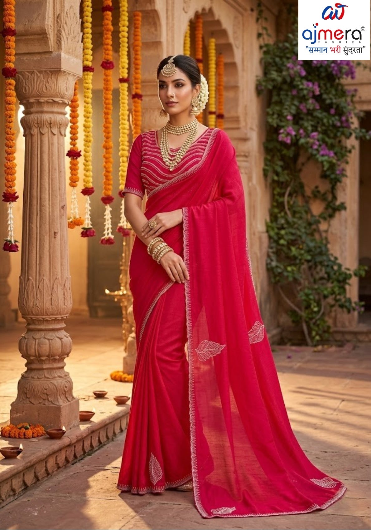 Ladies Matching Saree with Blouse Piece for Premium Ethnic and Traditional Wear | KPS-TGB VOL-6