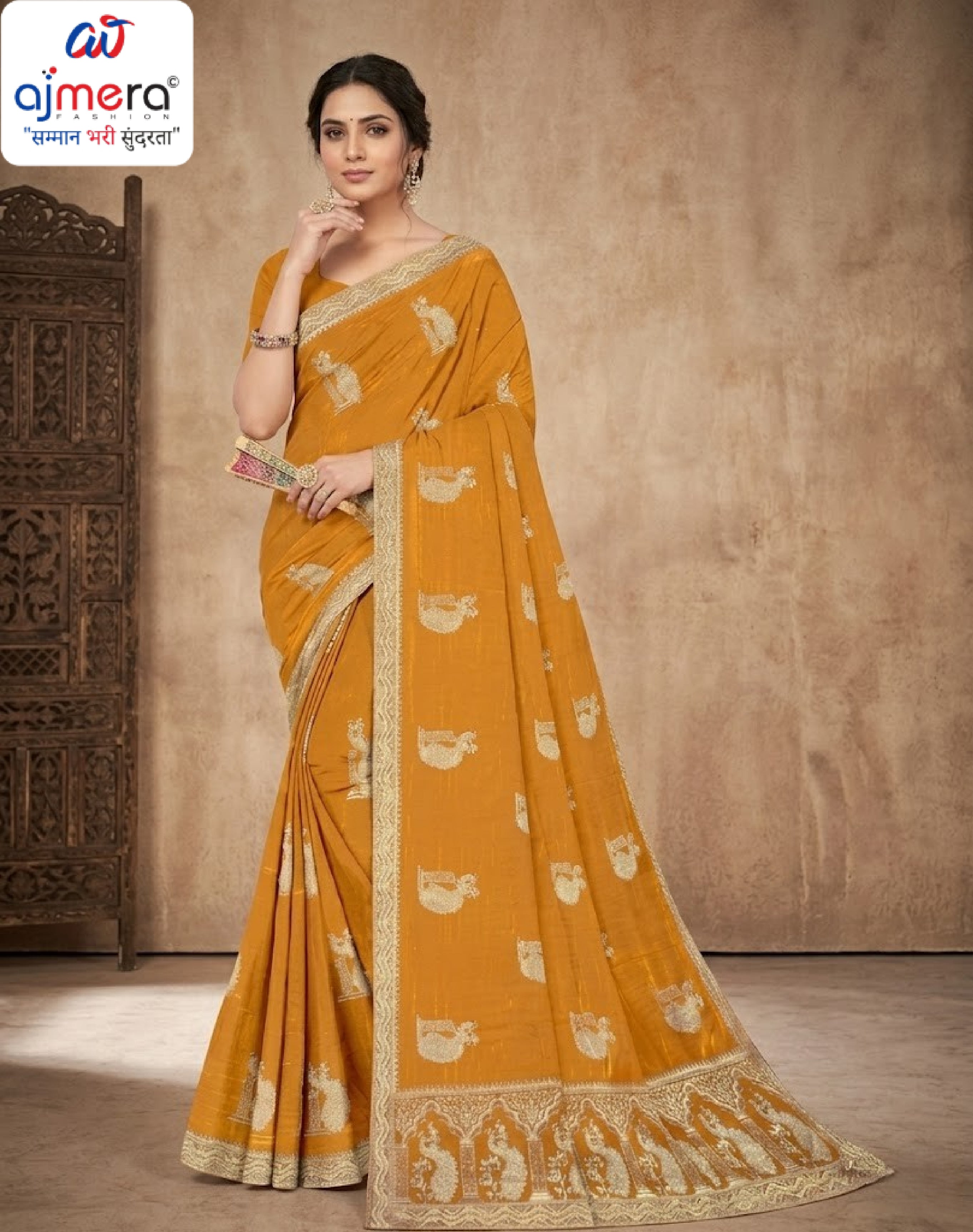 Synthetic Matching Saree with Blouse Piece for Premium Ethnic and Traditional Wear | RT-NIVIA-A
