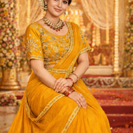 Festival Saree with Blouse Piece for Premium Ethnic and Traditional Wear | KPS-GOOD DAY