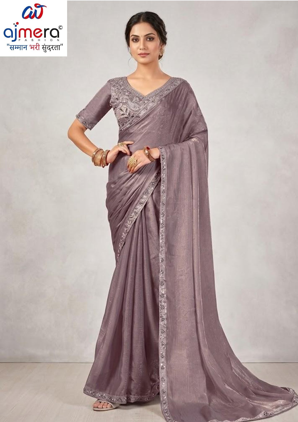 Dyed Saree with Blouse Piece for Premium Ethnic and Traditional Wear | KPS-DEEPU