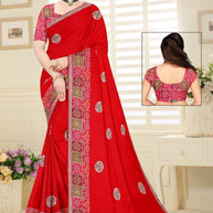 Fancy Saree with Blouse Piece for Premium Ethnic and Traditional Wear | RT-GUJARAT SILK
