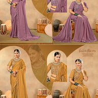 Designer Matching Saree with Blouse Piece for Premium Ethnic and Traditional Wear | KPS-MANGO