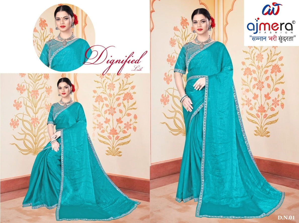 Matching Saree with Blouse Piece for Premium Ethnic and Traditional Wear | KPS-DAKSHA