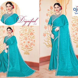 Matching Saree with Blouse Piece for Premium Ethnic and Traditional Wear | KPS-DAKSHA