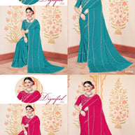 Matching Saree with Blouse Piece for Premium Ethnic and Traditional Wear | PRM-CADINI-5