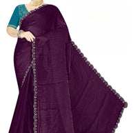 Dyed Saree with Blouse Piece for Premium Ethnic and Traditional Wear | SMM-8500