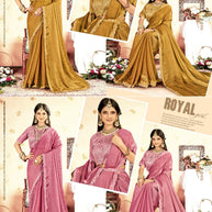 Printed Matching Saree with Blouse Piece for Premium Ethnic and Traditional Wear | KPS-MIRROR