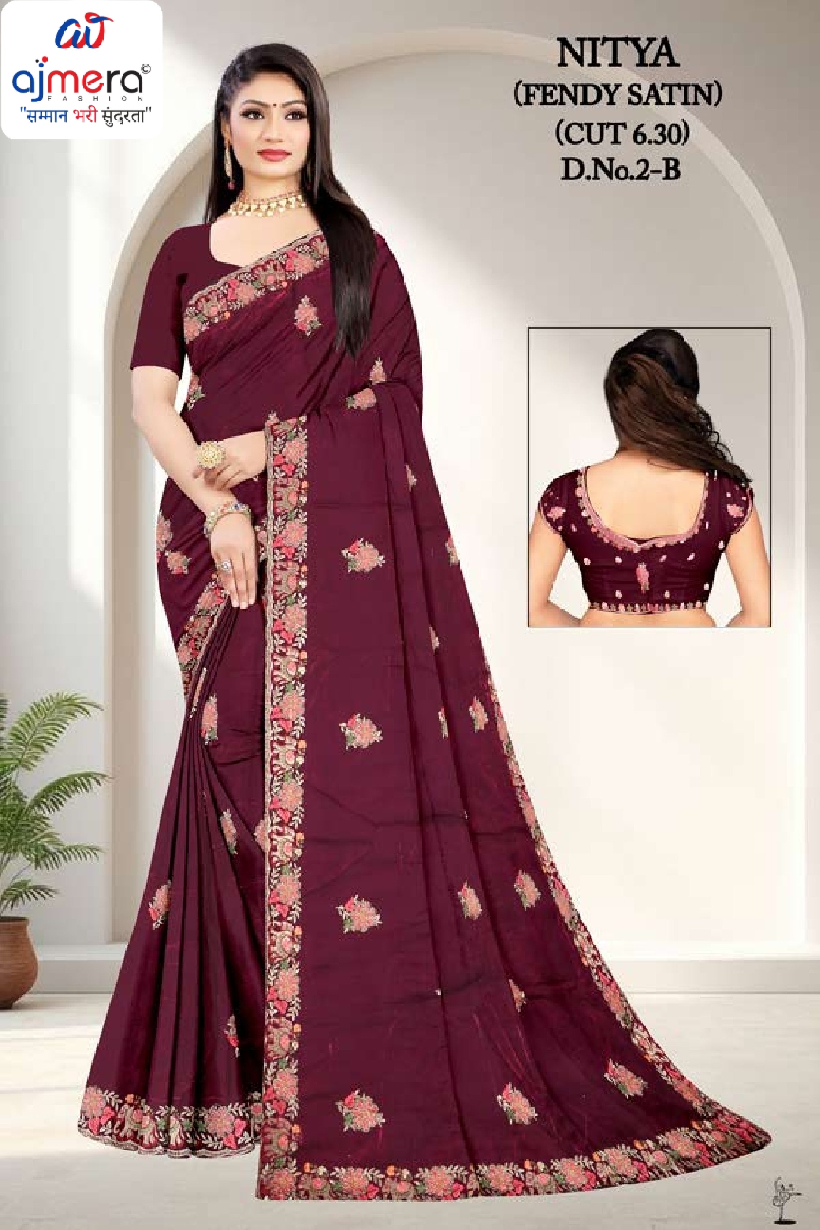 Ethnic Matching Saree with Without Blouse for Premium Ethnic and Traditional Wear | RT-NITYA