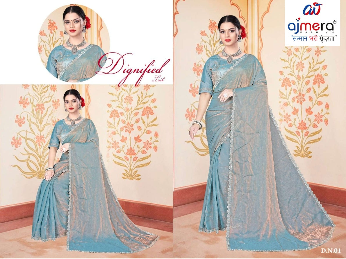 Dyed Saree with Blouse Piece for Premium Ethnic and Traditional Wear | KPS-MAA LAXMI VOL-6