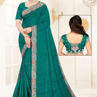 Dyed Fancy Matching Saree with Without Blouse for Premium Ethnic and Traditional Wear | RT-ROOP SANGAM