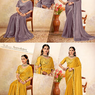 Dyed Saree with Blouse Piece for Premium Ethnic and Traditional Wear | KPS-DEEPU