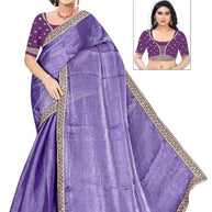 Designer Matching Saree with Blouse Piece for Premium Ethnic and Traditional Wear | SMM-8578