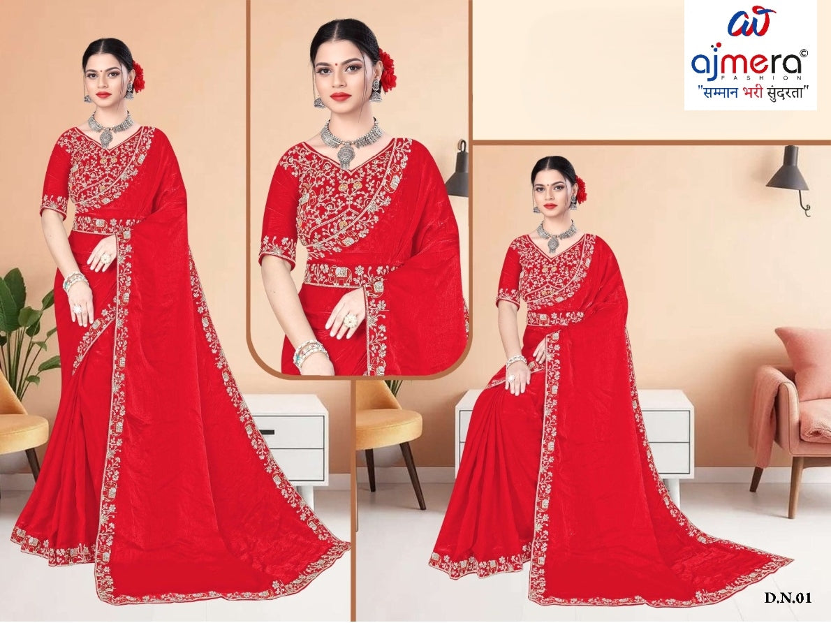 Wholesale Fancy Saree with Blouse Piece for Premium Ethnic and Traditional Wear | KPS-PRATAP