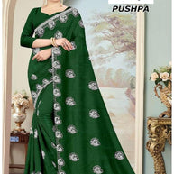 Fancy Matching Saree with Blouse Piece for Premium Ethnic and Traditional Wear | MKM-PUSHPA