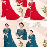 Ladies Matching Saree with Blouse Piece for Premium Ethnic and Traditional Wear | KPS-TGB VOL-6