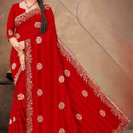 Fancy Matching Saree with Blouse Piece for Premium Ethnic and Traditional Wear | VKM-UDAAN