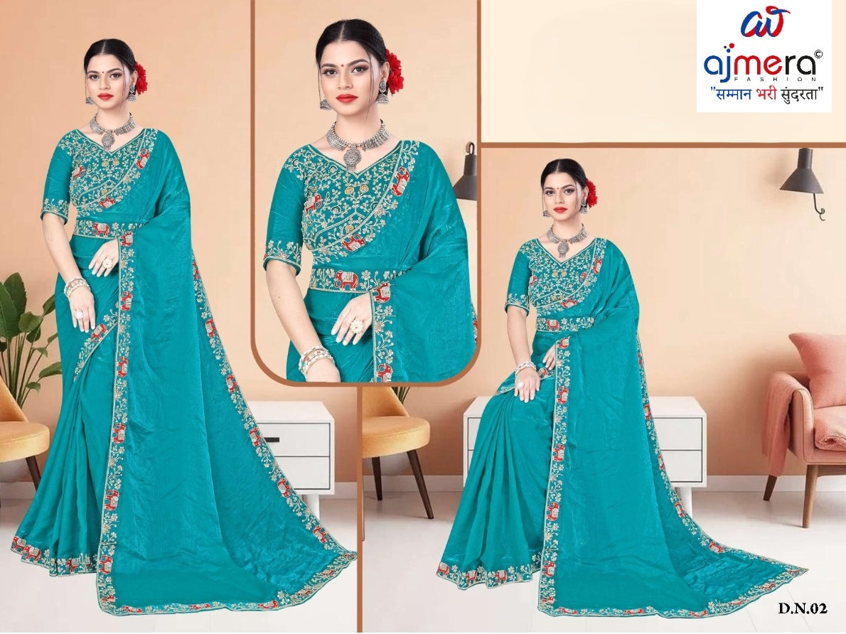 Wholesale Fancy Saree with Blouse Piece for Premium Ethnic and Traditional Wear | KPS-PRATAP