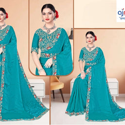 Wholesale Fancy Saree with Blouse Piece for Premium Ethnic and Traditional Wear | KPS-PRATAP