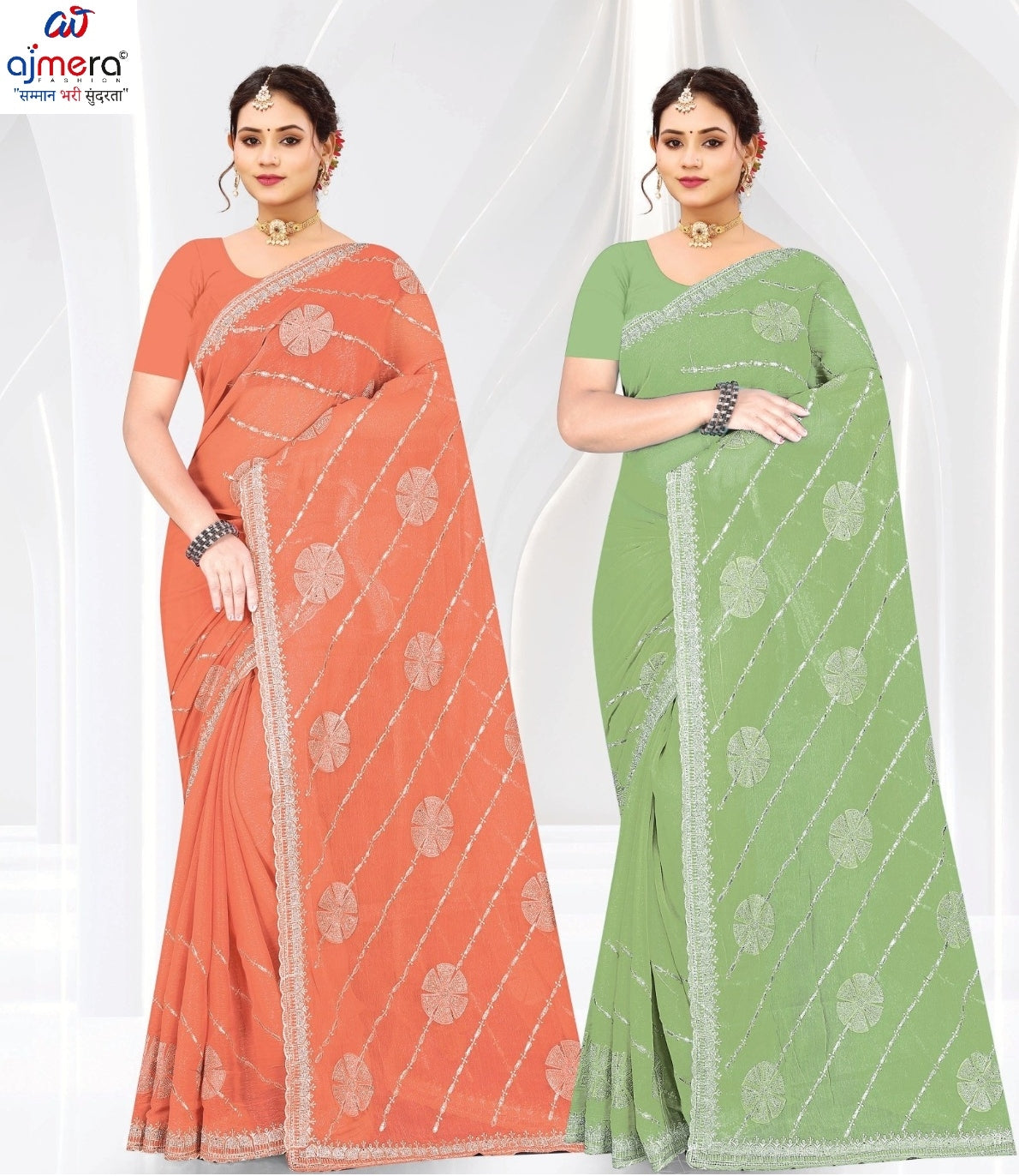 Fancy Saree with Blouse Piece for Premium Ethnic and Traditional Wear | MTE-KHUBSURAT ROUND