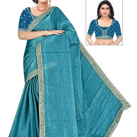 Designer Matching Saree with Blouse Piece for Premium Ethnic and Traditional Wear | SMM-8578