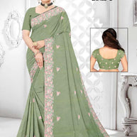 Fancy Matching Saree with Blouse Piece for Premium Ethnic and Traditional Wear | RT-RUKSANA