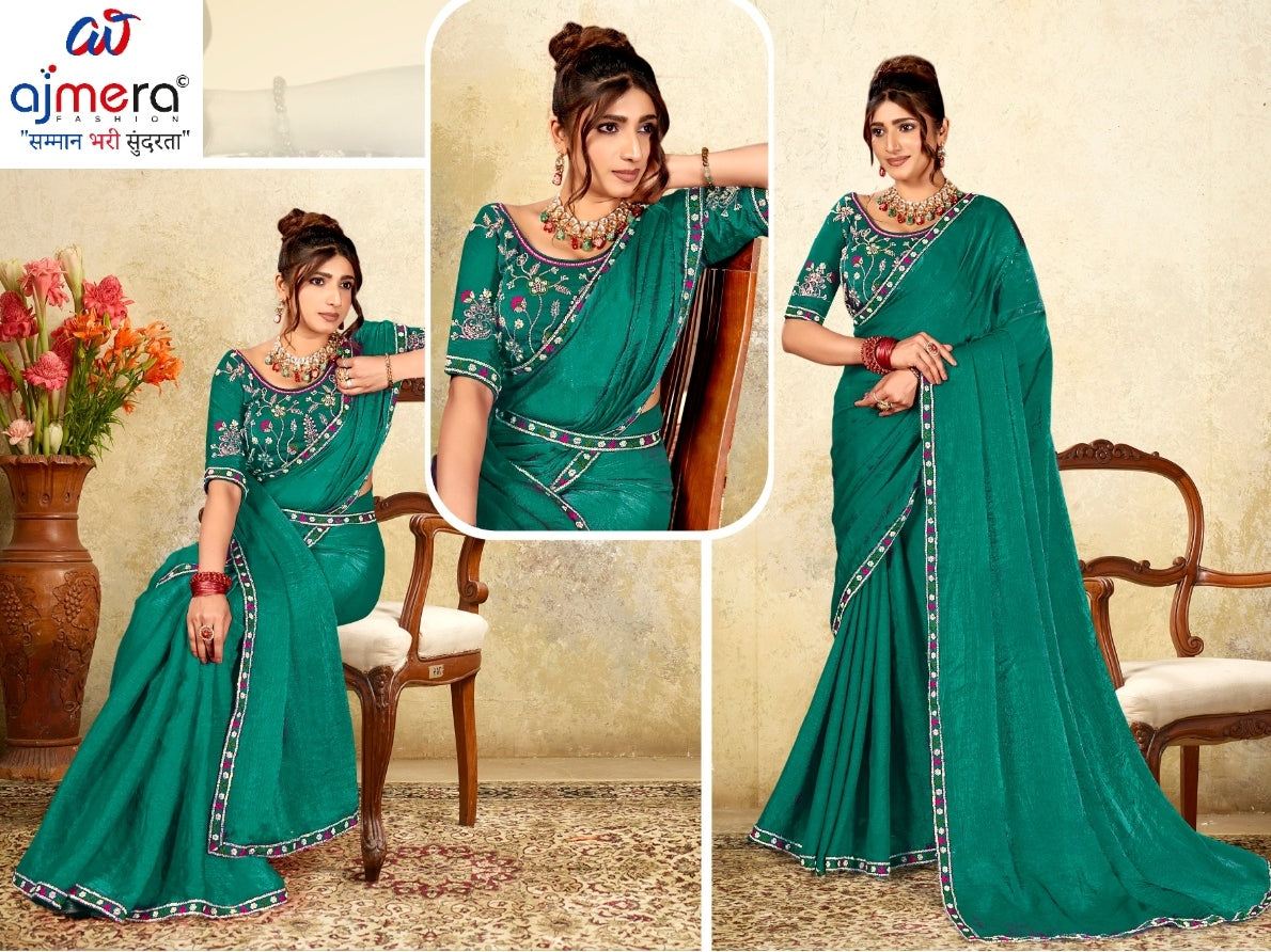 Designer Matching Saree with Blouse Piece for Premium Ethnic and Traditional Wear | KPS-AARYA