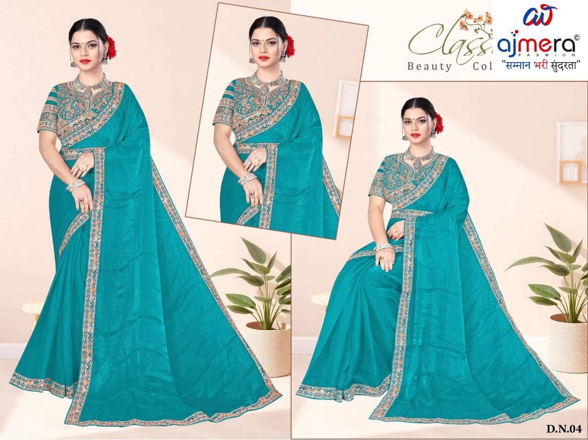 Printed Matching Saree with Blouse Piece for Premium Ethnic and Traditional Wear | KPS-ARJUN