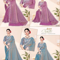 Wholesale Fancy Saree with Blouse Piece for Premium Ethnic and Traditional Wear | KPS-INDRA