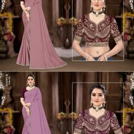 Designer Matching Saree with Blouse Piece for Premium Ethnic and Traditional Wear | PUN-NOOPUR-122