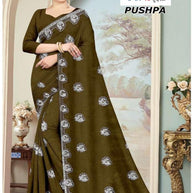Fancy Matching Saree with Blouse Piece for Premium Ethnic and Traditional Wear | MKM-PUSHPA