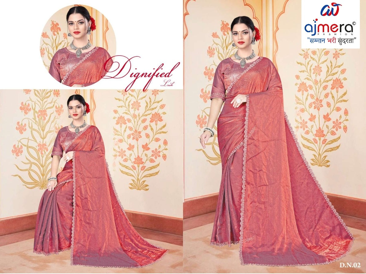 Dyed Saree with Blouse Piece for Premium Ethnic and Traditional Wear | KPS-MAA LAXMI VOL-6
