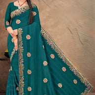 Fancy Matching Saree with Blouse Piece for Premium Ethnic and Traditional Wear | VKM-UDAAN