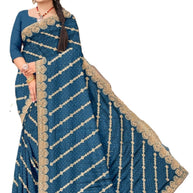 Designer Matching Saree with Blouse Piece for Premium Ethnic and Traditional Wear | VKM-IDEAL