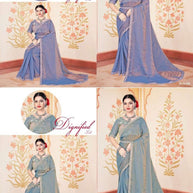 Festival Saree with Blouse Piece for Premium Ethnic and Traditional Wear | KPS-PISTA