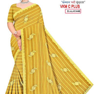 Matching Saree with Blouse Piece for Premium Ethnic and Traditional Wear | VKM-C PLUS