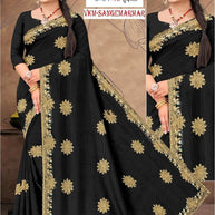 Ethnic Matching Saree with Blouse Piece for Premium Ethnic and Traditional Wear | VKM-SANGEMARMAR