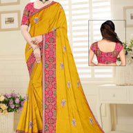 Fancy Saree with Blouse Piece for Premium Ethnic and Traditional Wear | RT-GUJARAT SILK