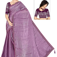 Embroidered Fancy Saree with Blouse Piece for Premium Ethnic and Traditional Wear | SMM-8728