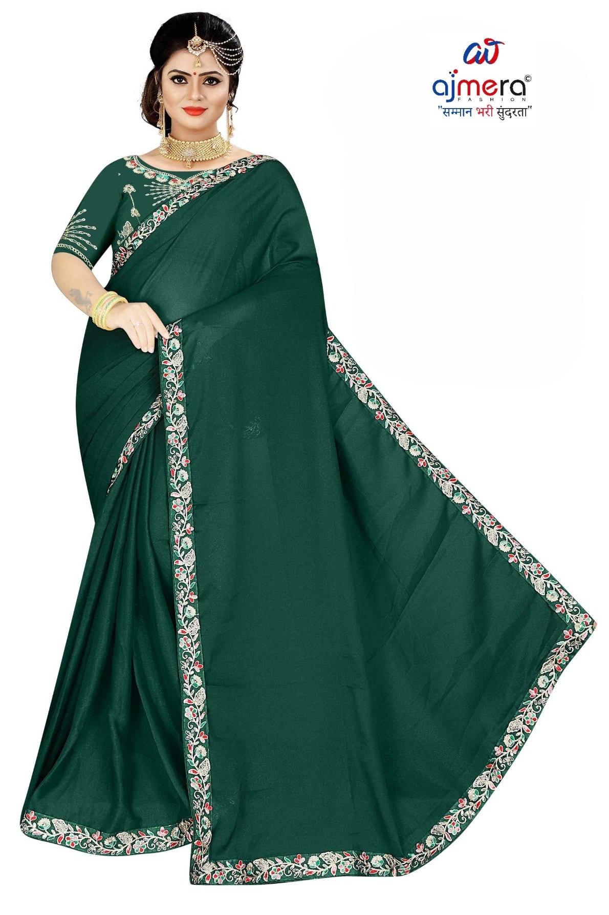 Fancy Saree with Blouse Piece for Premium Ethnic and Traditional Wear | SMM-8571