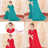 Fancy Matching Saree with Blouse Piece for Premium Ethnic and Traditional Wear | KPS-KINGDOM VOL-1