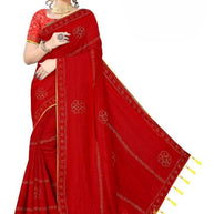 Ladies Matching Saree with Blouse Piece for Premium Ethnic and Traditional Wear | RAL-DANGAL
