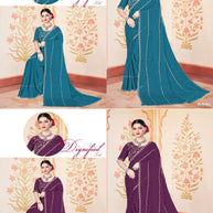Matching Saree with Blouse Piece for Premium Ethnic and Traditional Wear | PRM-CADINI-5