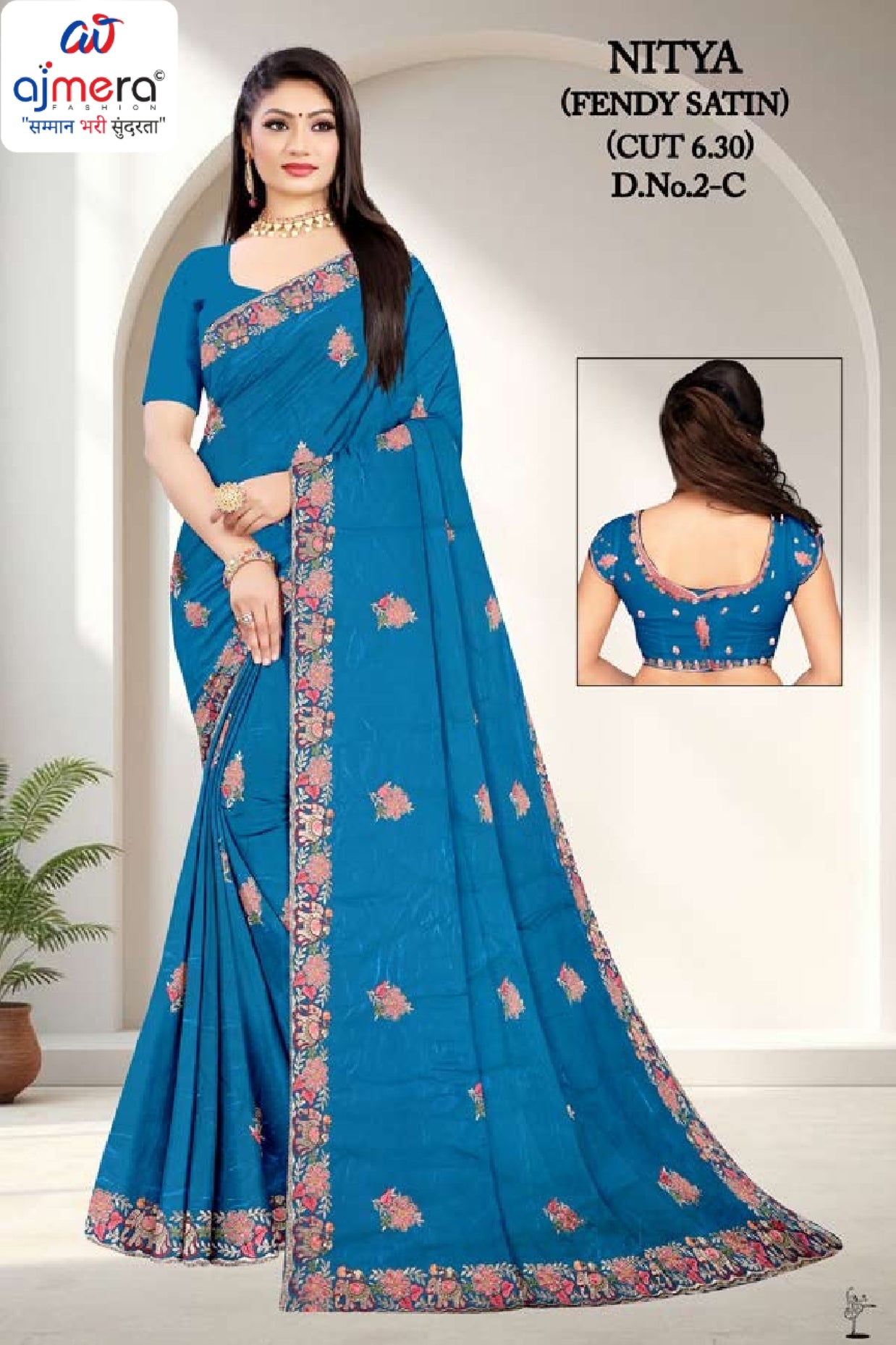 Ethnic Matching Saree with Without Blouse for Premium Ethnic and Traditional Wear | RT-NITYA