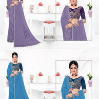 Fancy Matching Saree with Blouse Piece for Premium Ethnic and Traditional Wear | PUN-BELA-344