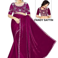 Matching Saree with Blouse Piece for Premium Ethnic and Traditional Wear | SMM-8153
