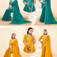 Fancy Saree with Blouse Piece for Premium Ethnic and Traditional Wear | KPS-DIVISHA
