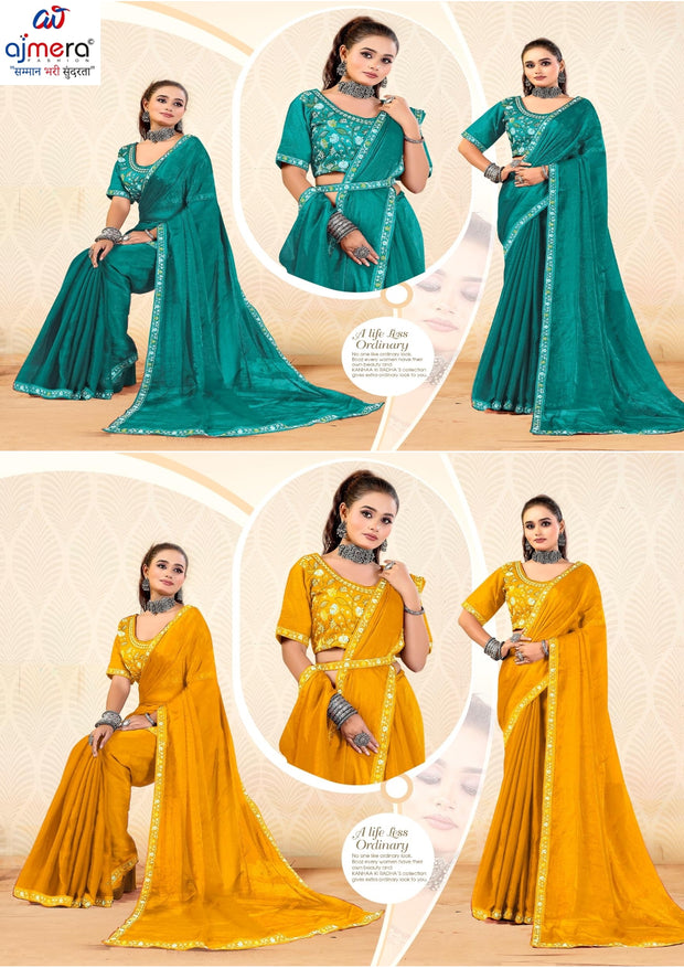 Fancy Saree with Blouse Piece for Premium Ethnic and Traditional Wear | KPS-DIVISHA